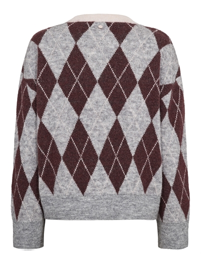 Nümph - NUTikla Pullover Strik - Medium Grey Melange 